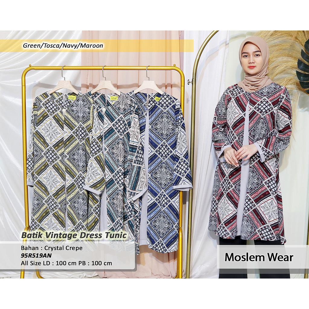 batik vintage dress tunic