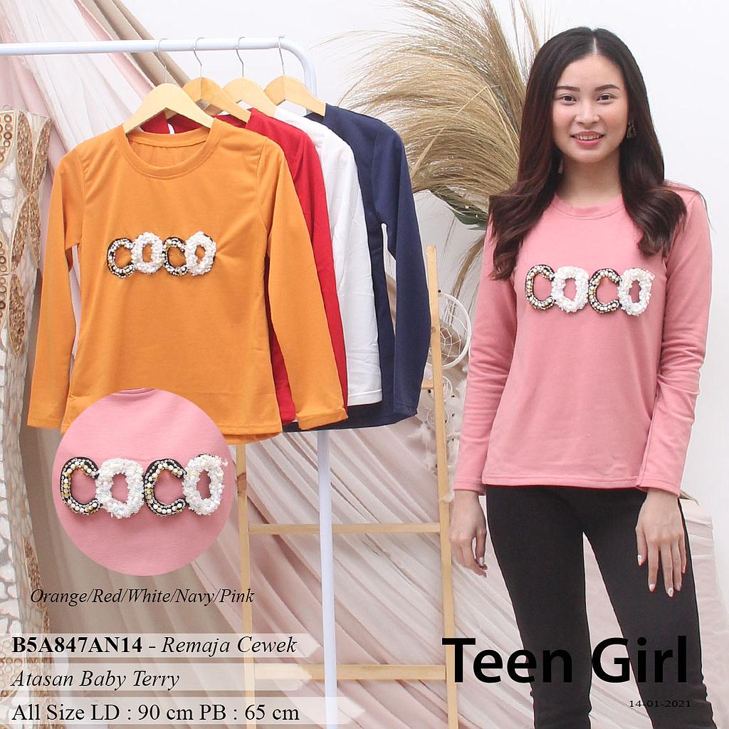 VENY ATASAN OBLONG TGN PJG LEHER BULAT BASIC + AP COCO PUTIH