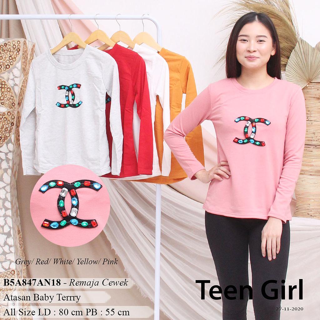 VENY ATASAN OBLONG TGN PJG LEHER BULAT BASIC + AP c. PUTIH