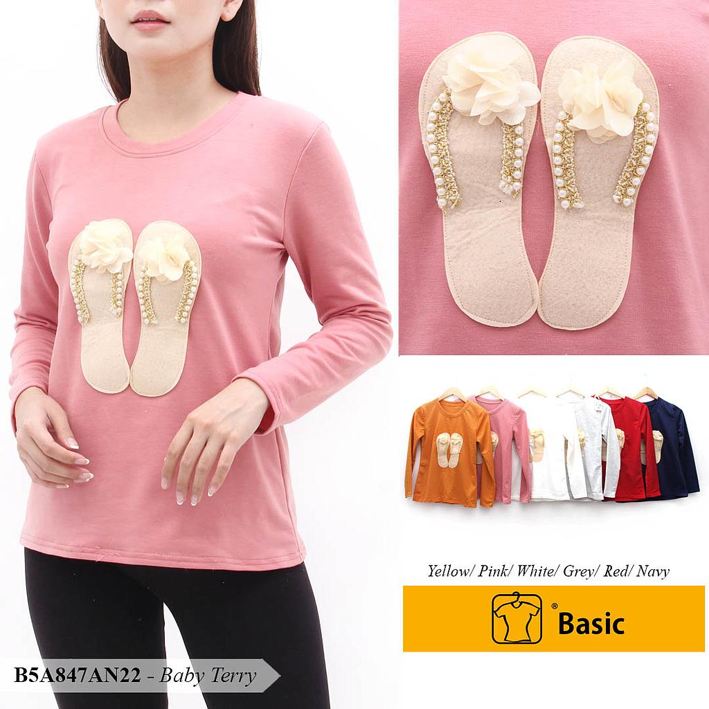 VENY ATASAN OBLONG TGN PJG LEHER BULAT BASIC + AP SEPATU KANCING