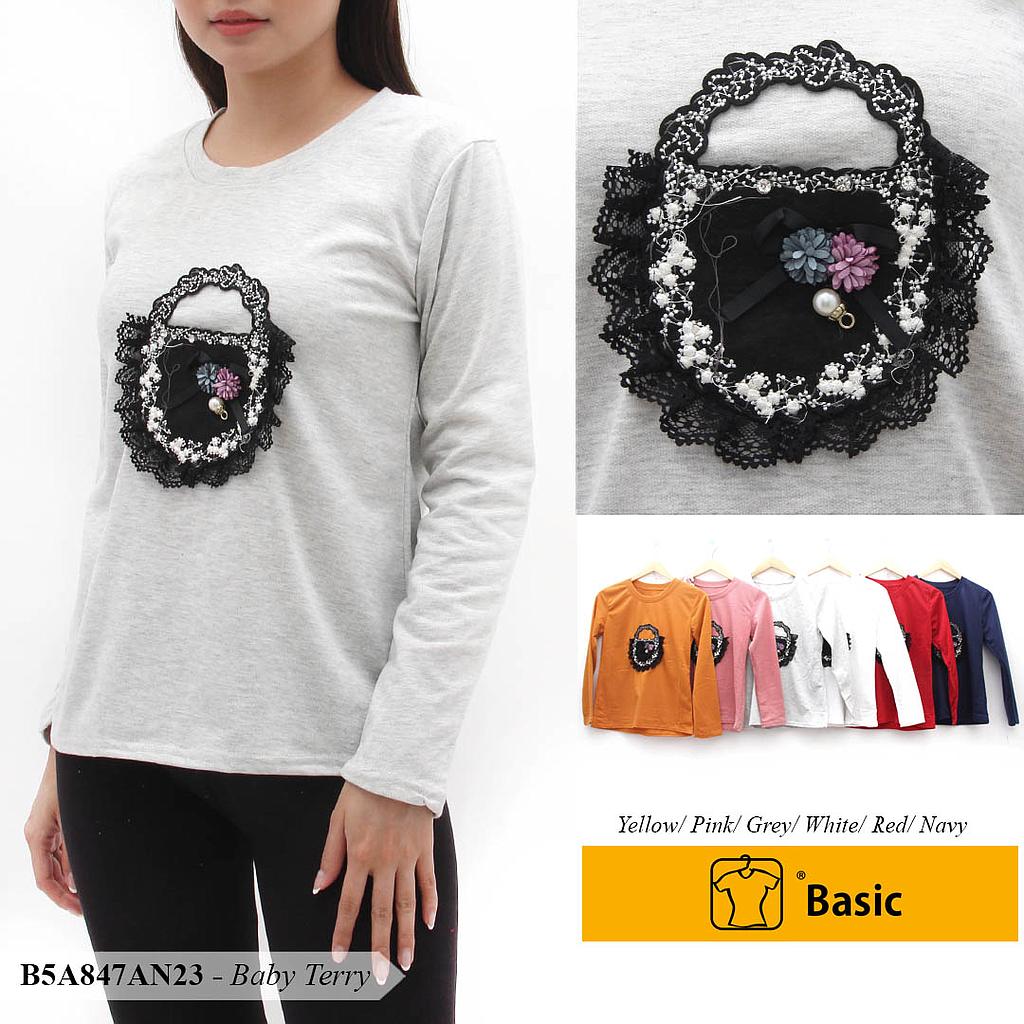 VENY ATASAN OBLONG TGN PJG LEHER BULAT BASIC + AP c. KANCING