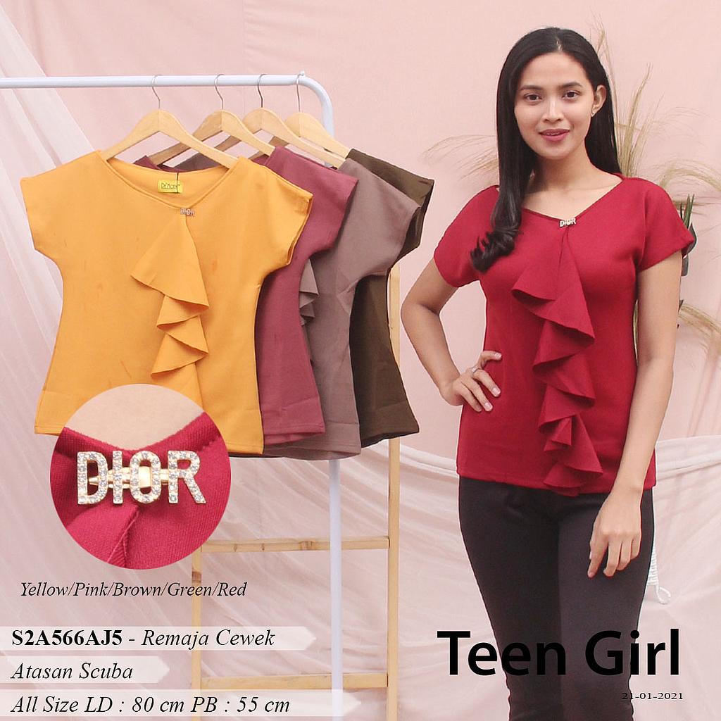 REVINA ATASAN SCUBA RUFFLE