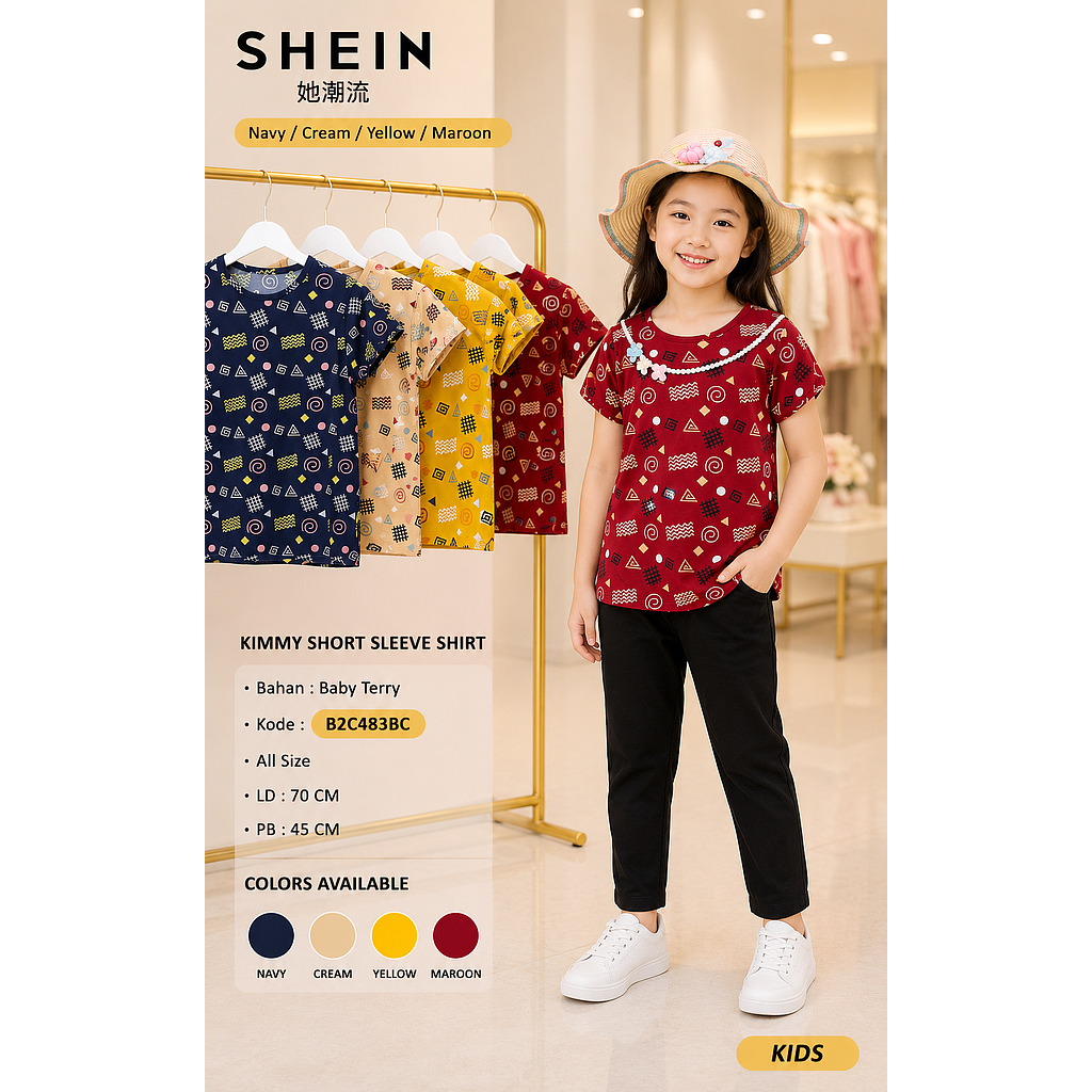 Kimmy Short   Shirt (C483)