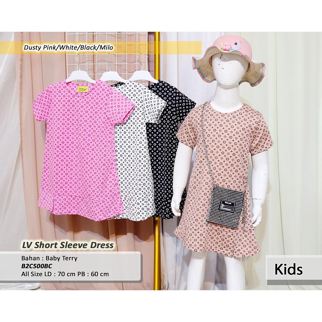 LV short sleeve Dress