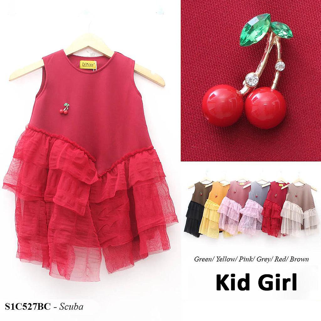 AYLA DRESS KIDS VARIASI RUMBAI + BROS