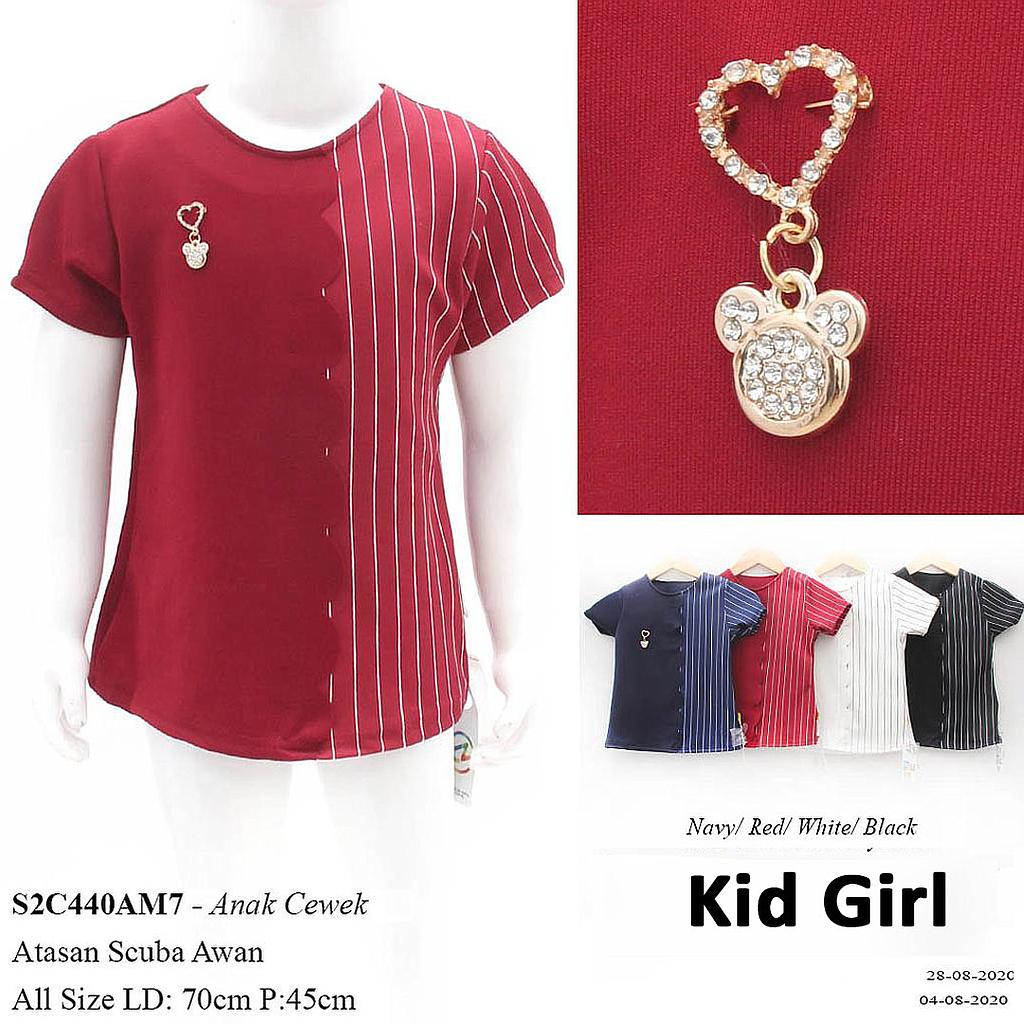 ALIKA ATASAN KIDS VARIASI LASER CUT AWAN + BROS