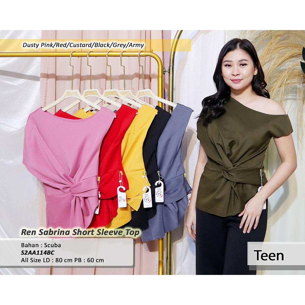 Ren Sabrina Short Sleeve Top