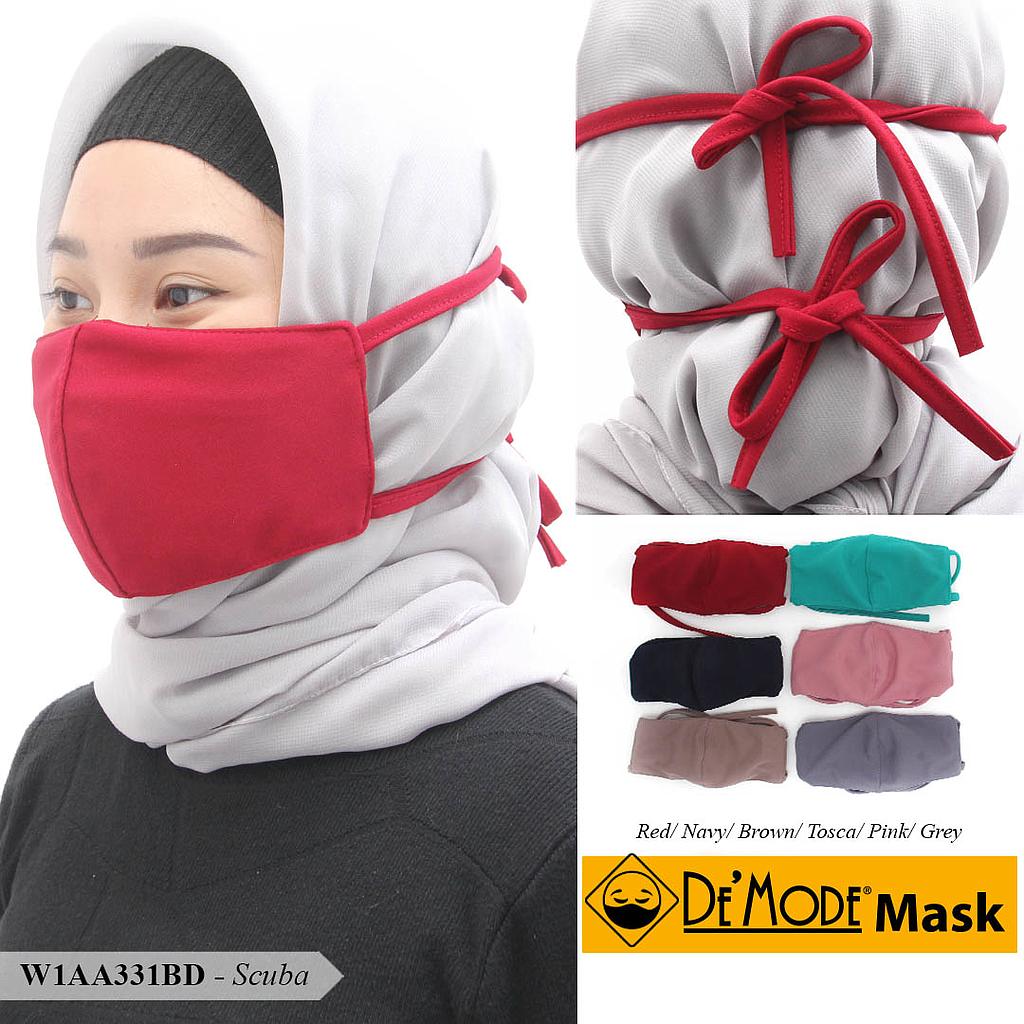 MASKER HIJAB 3 PLY TALI 