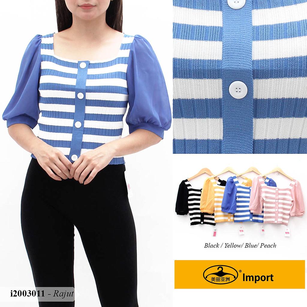 YQH-MS962 Nova ataasan rajut salur lengan puff