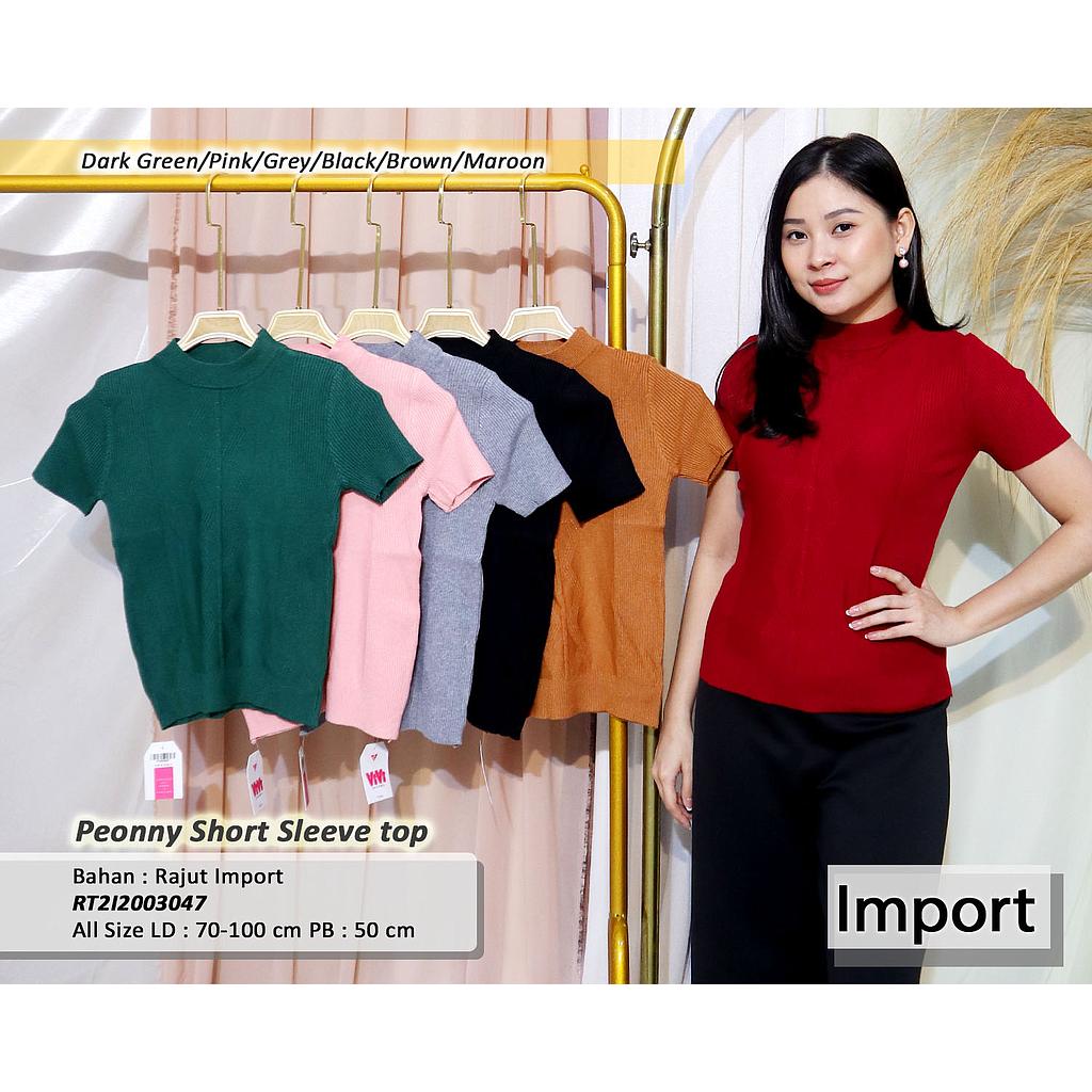 Peony short sleeve top