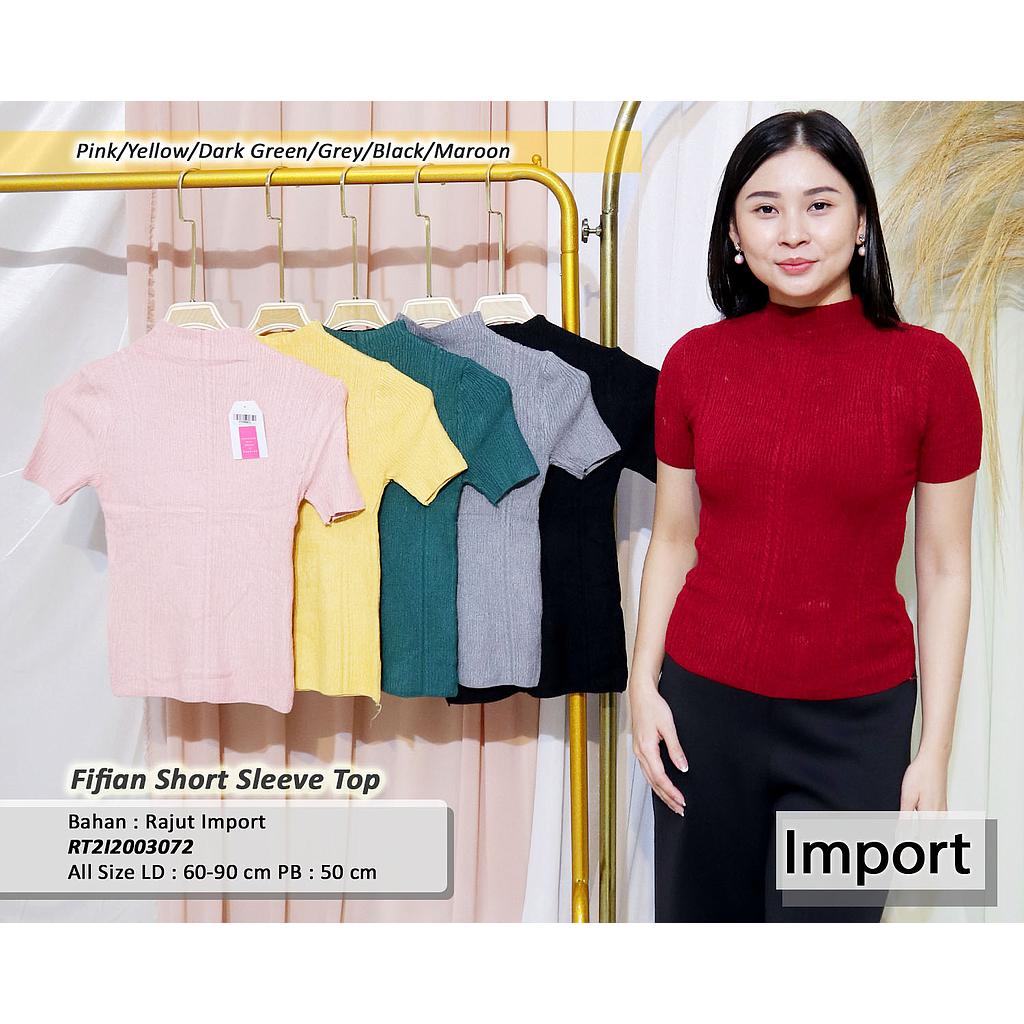 Turtle Neck Short sleeve Top