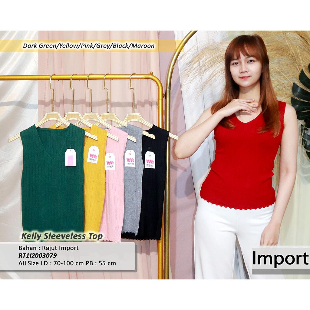 Kelly sleeveless top