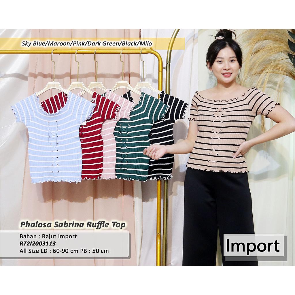 Phalosa sabrina ruflle top