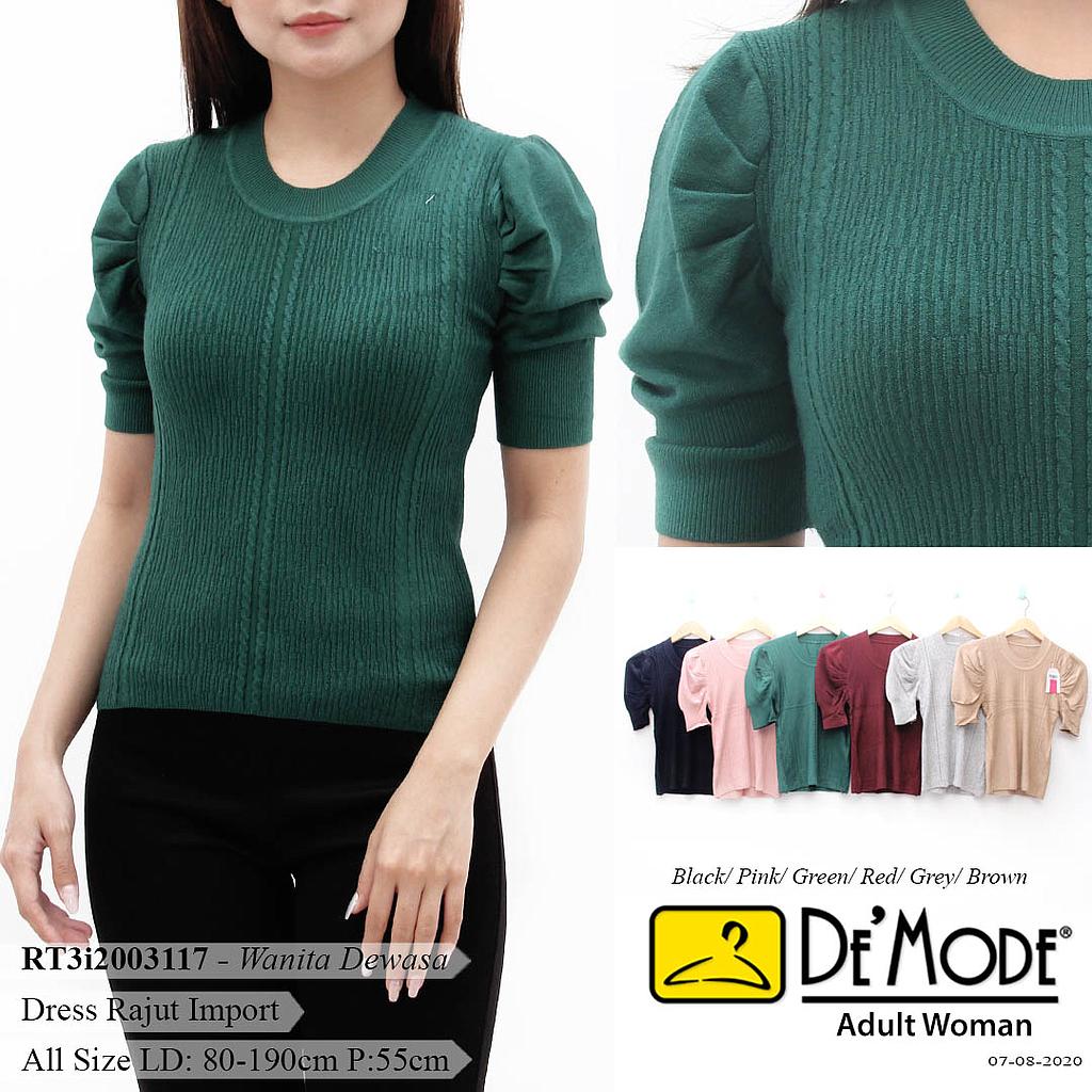 YQH-MS1222P-1 Damar atasan rajut tangan pendek