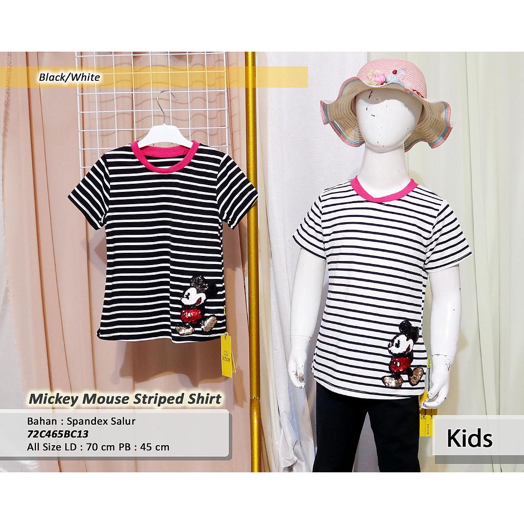 Mickey Maouse Striped Shirt