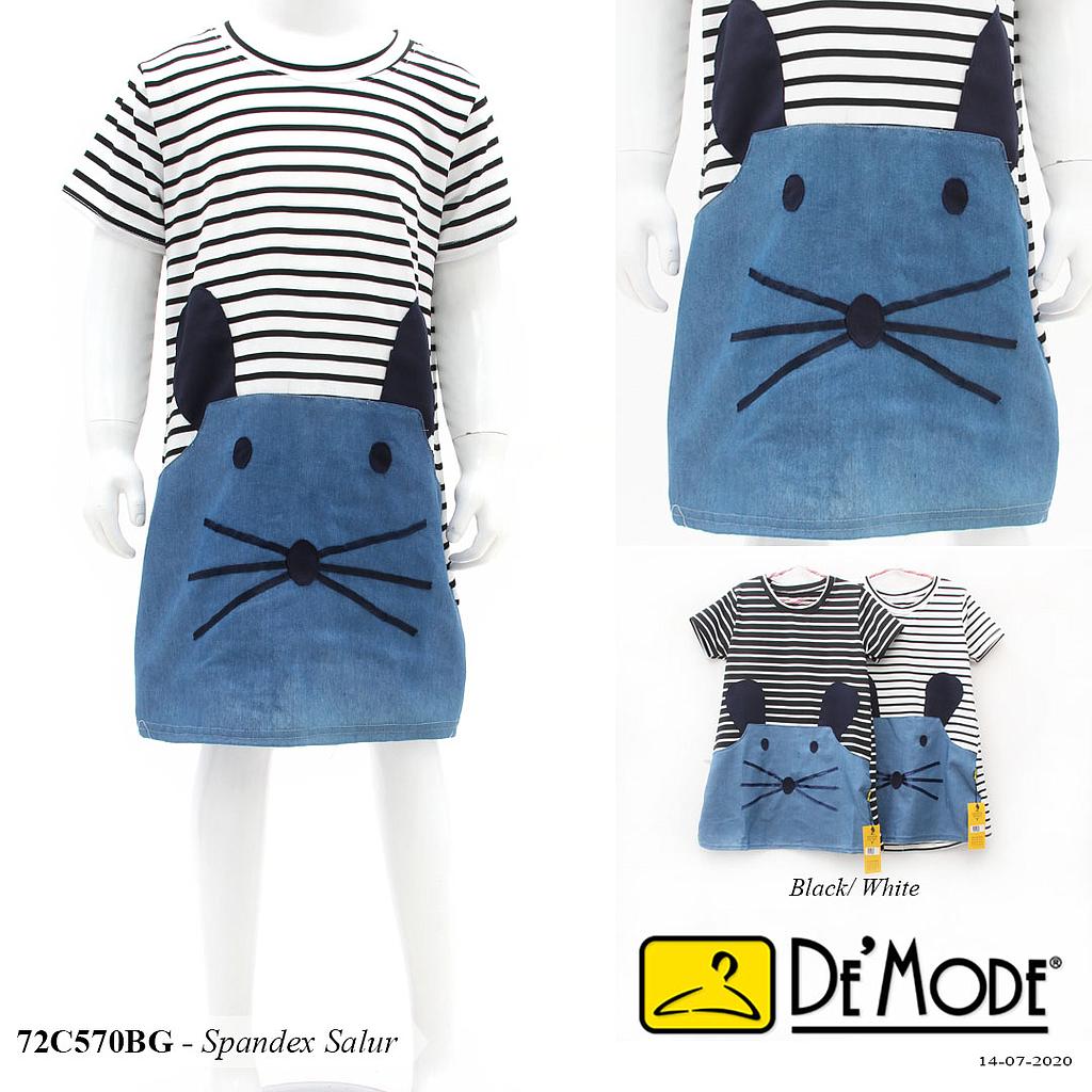 CATTY DRESS KID KOMBINASI SALUR 