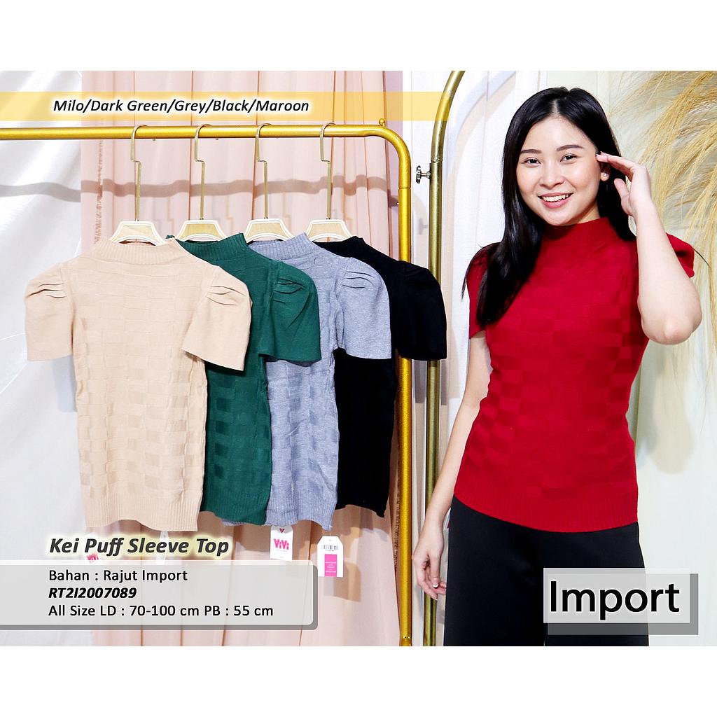 Key Puff Sleeve Top