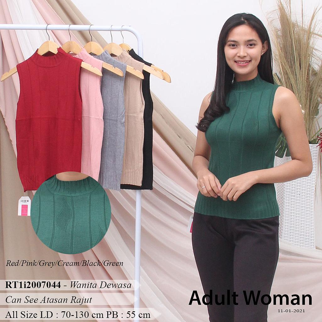 YQH-MS6028 Tifany atasan rajut tangan pendek