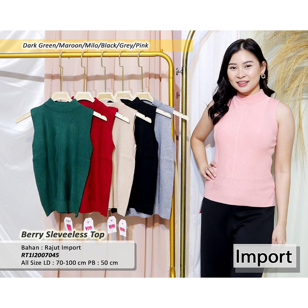 Bery sleeveless top