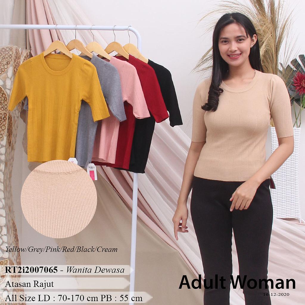 YQH-MS116-1 LOVIA ATASAN RAJUT TGN 3/4