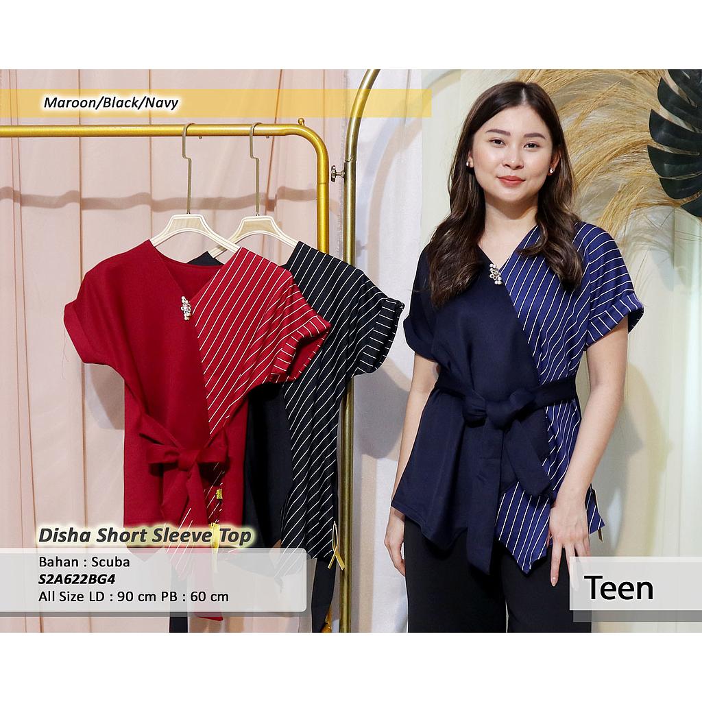 Disha Short Slevee Ruffle Top