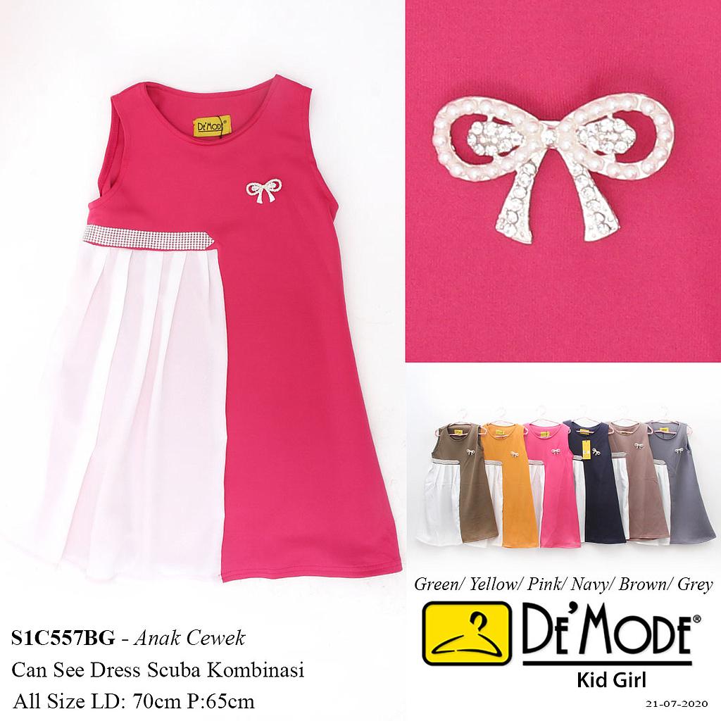 LALA DRESS KID VARIASI REMPEL SAMPING + BROS