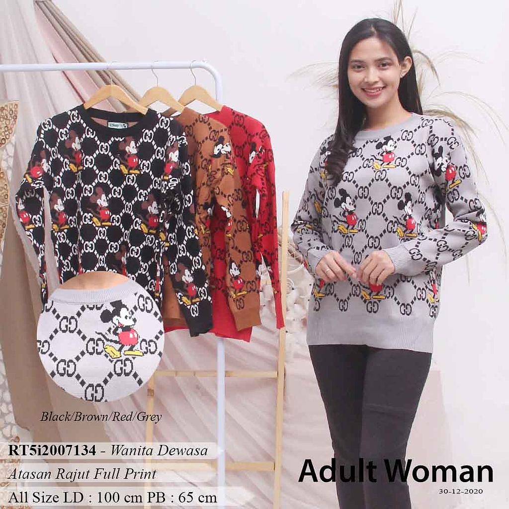 LJL-MS3110 T-shirt Rajut Fp Mic. 