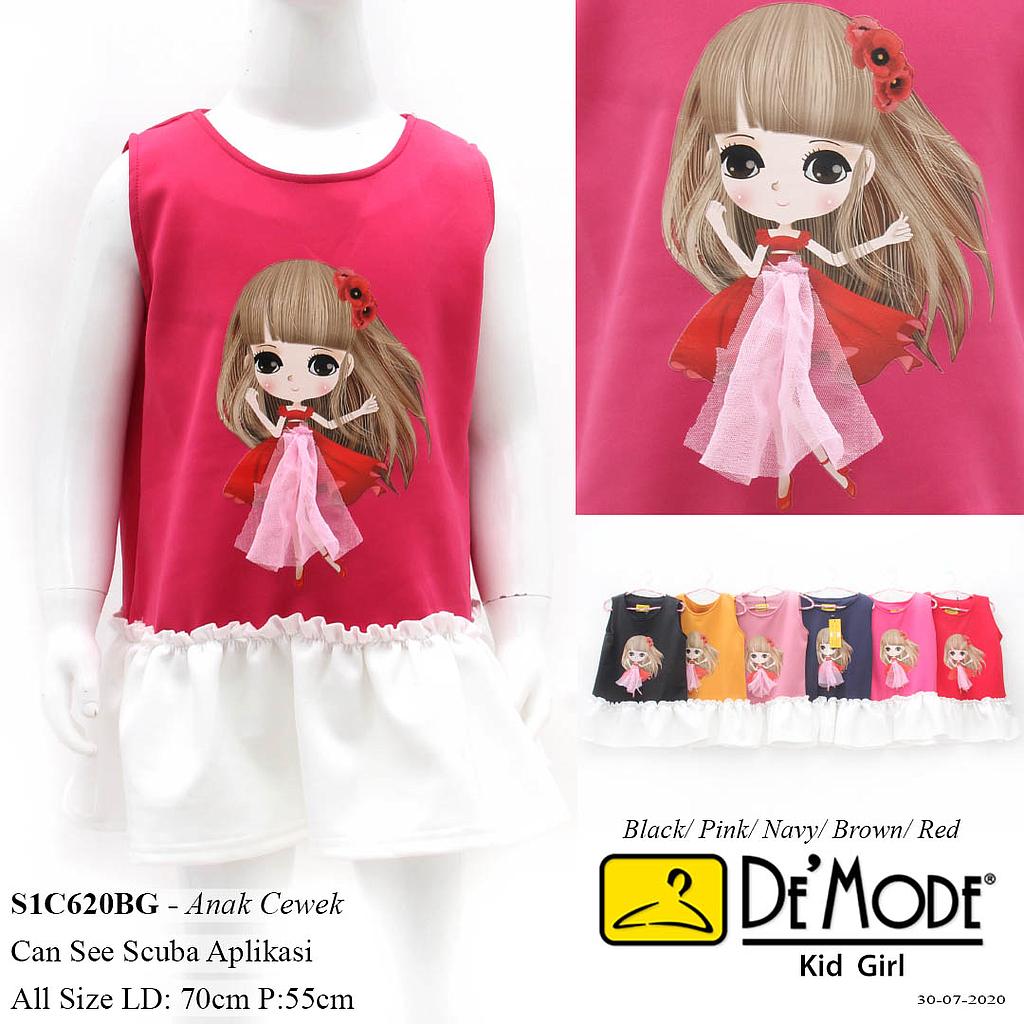 SYIFAH DRESS KID VARIASI RUFFLE + APLIKASI 