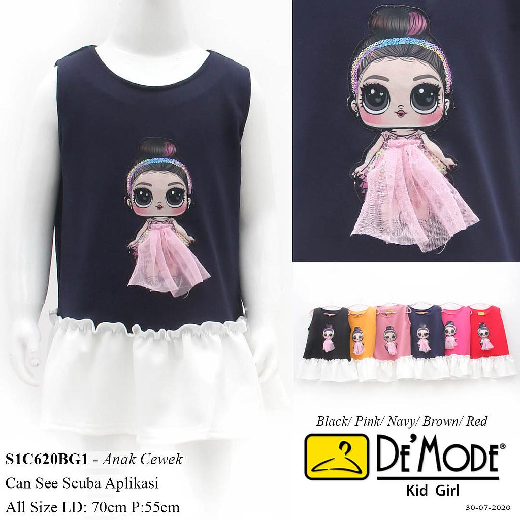 SYIFAH DRESS KID VARIASI RUFFLE + APLIKASI