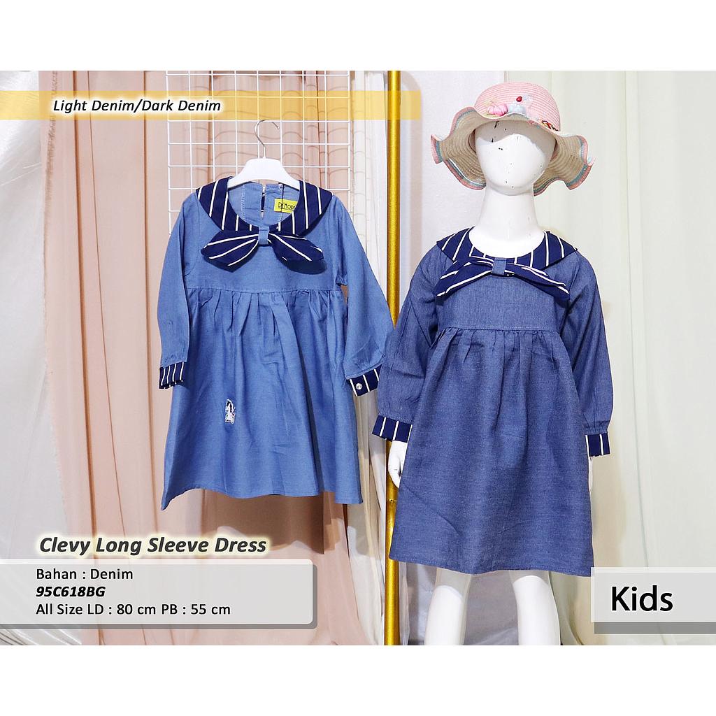 Clevy Long Sleeve Dress