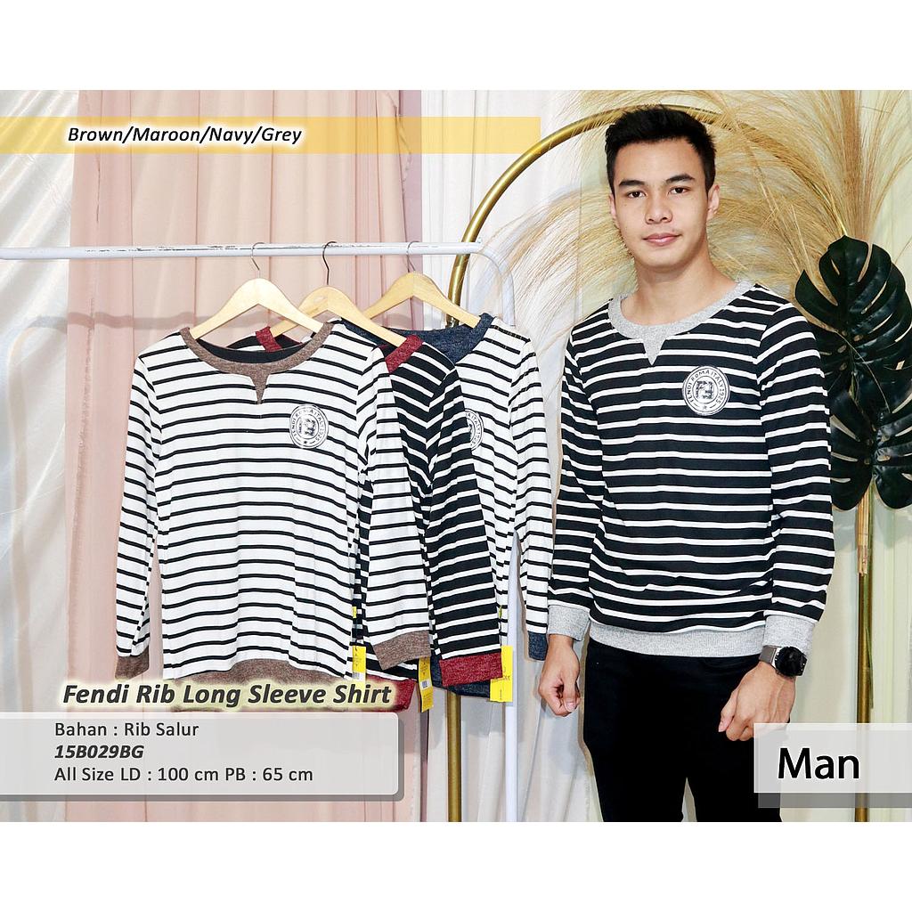 Fendi Rib long sleeve shirt