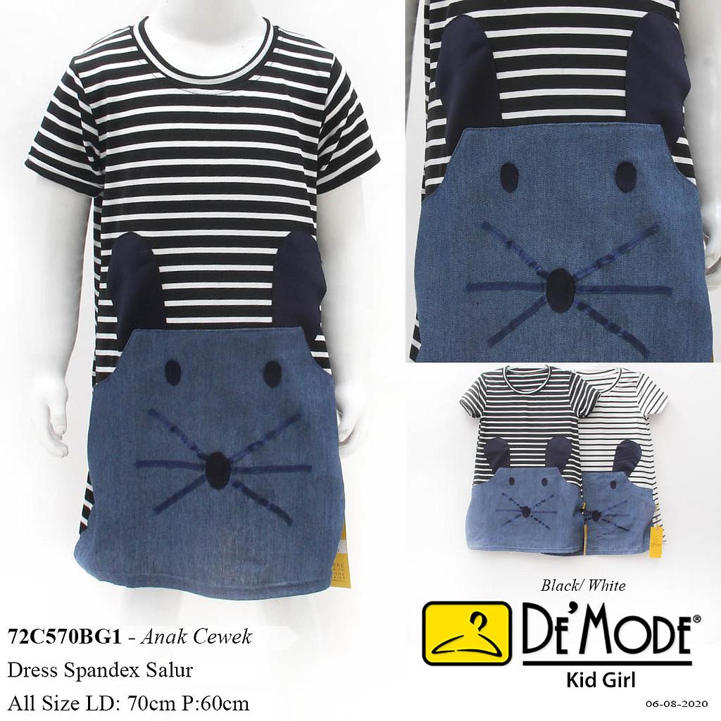 CATTY DRESS KID KOMBINASI SALUR
