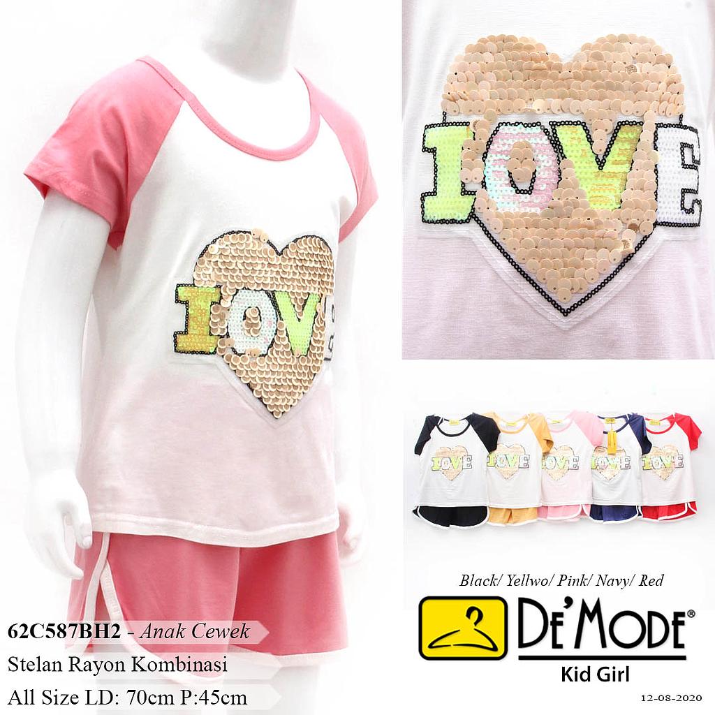 DELIA SETELAN KID TGN RAGLAN PENDEK + APLIKASI