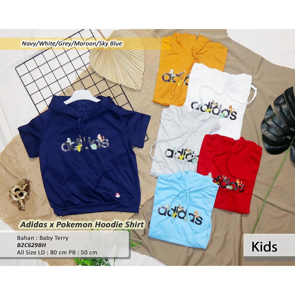 Adidas X pokemon Hodie shirt