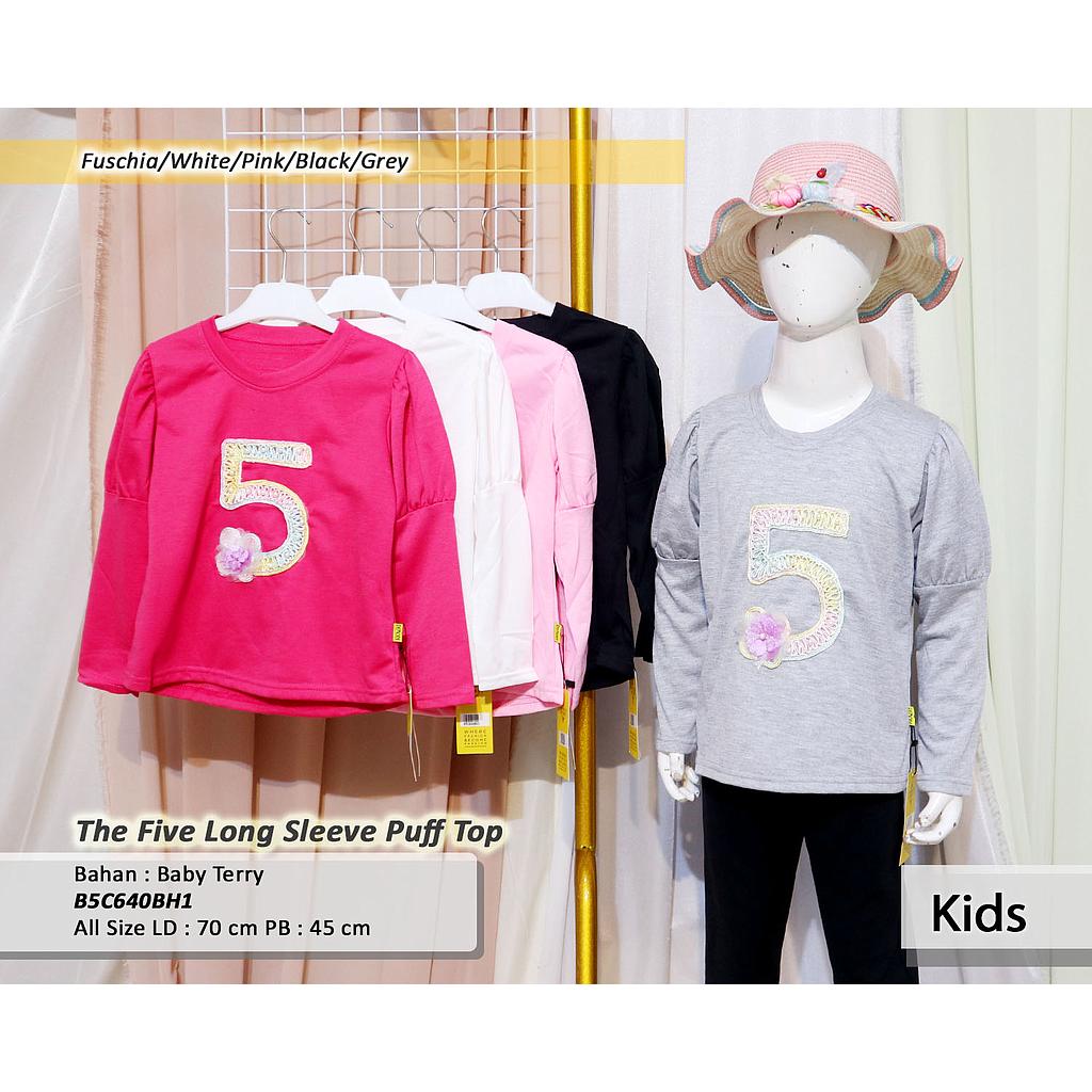 The Five Long Sleeve Puff Top