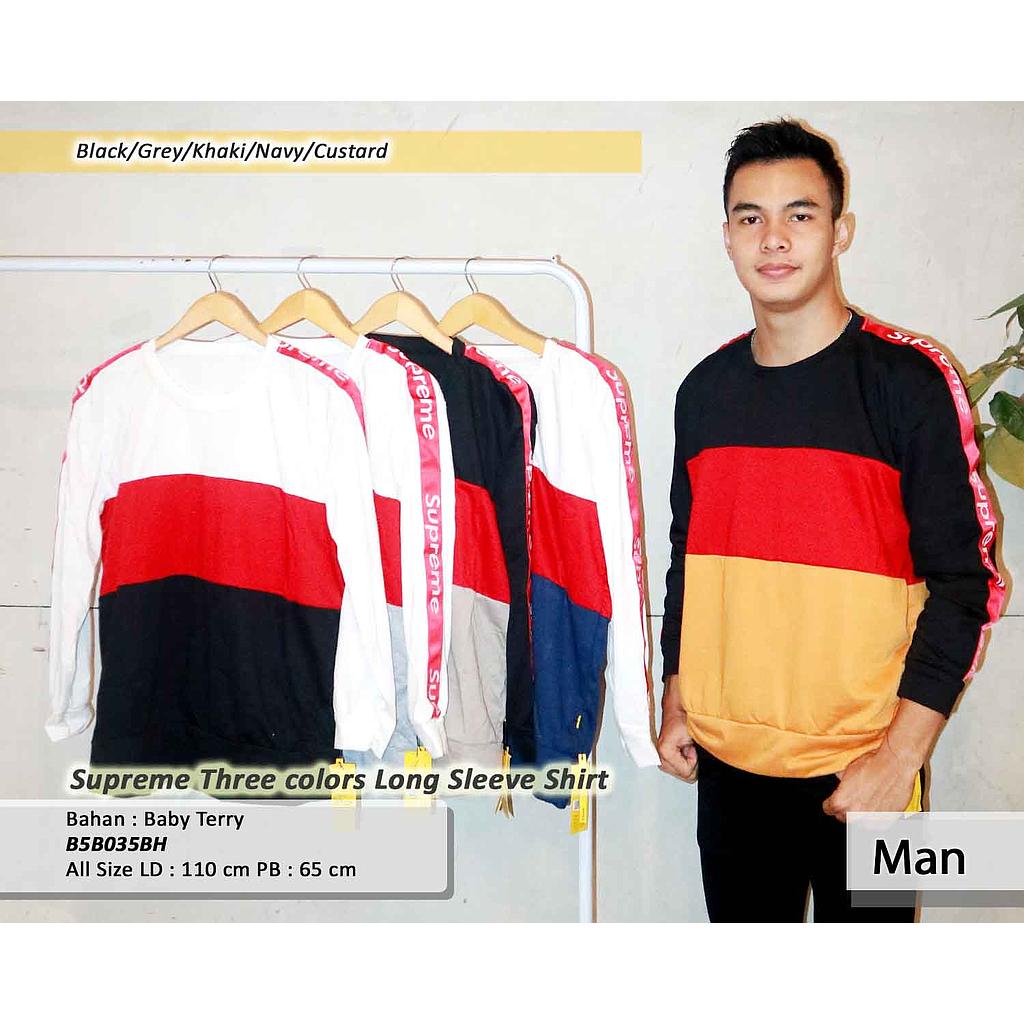 Supreme Three colors long sleeve shirt