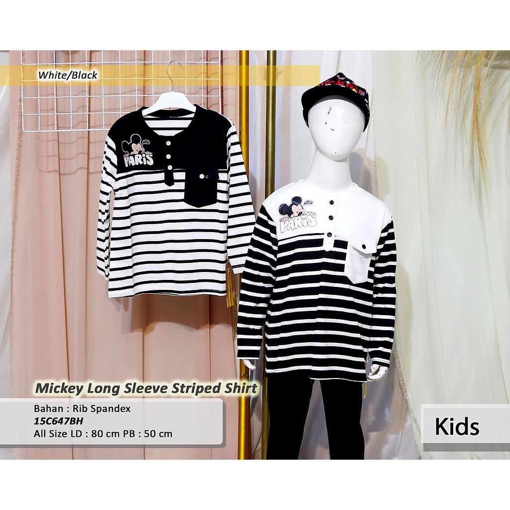 Mickey Long sleeve Striped shirt