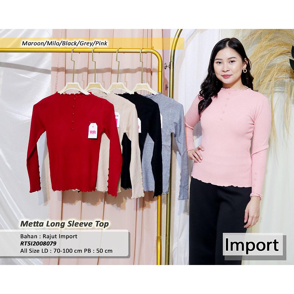Metta long sleeve top