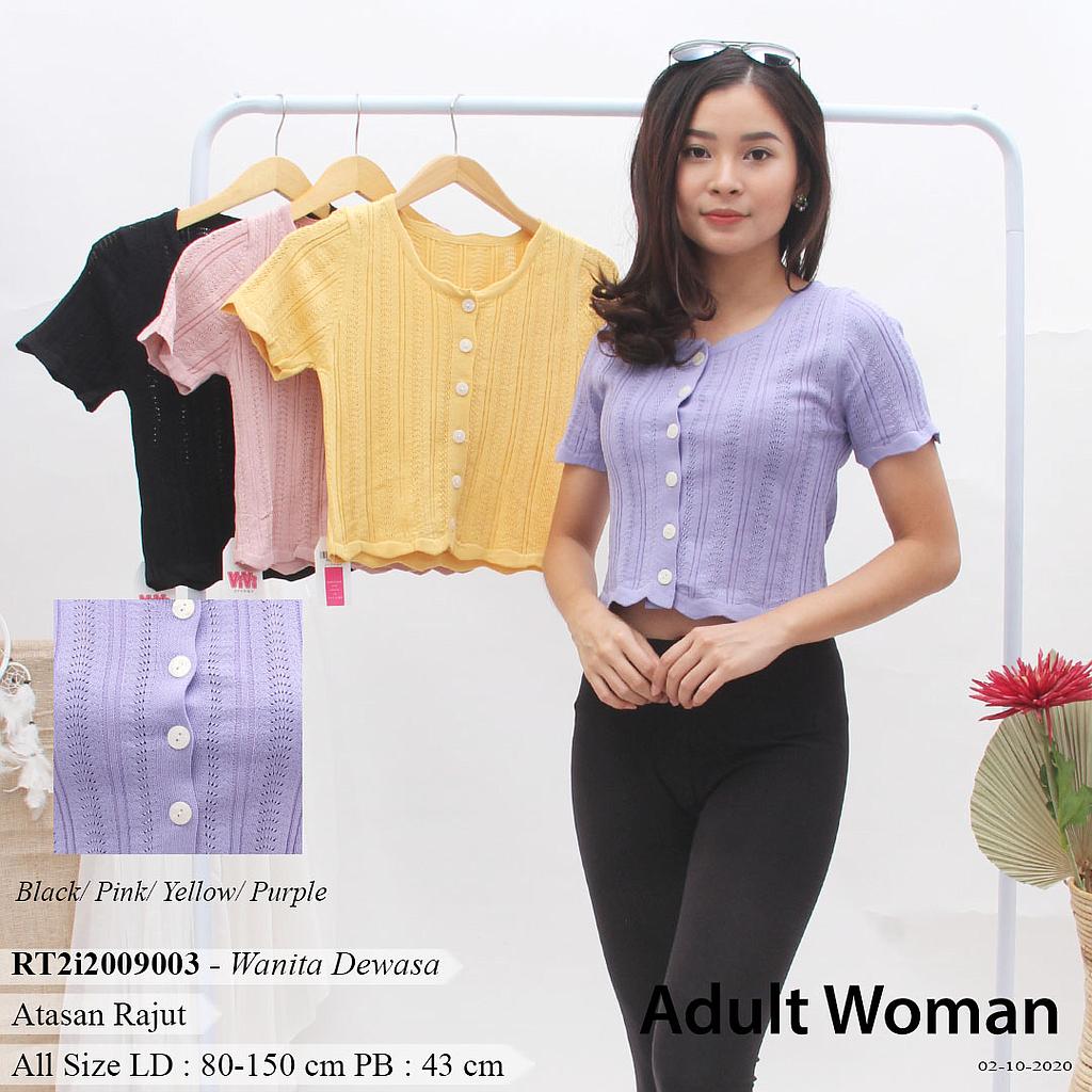 CROP TOP CARDIGAN RAJUT-YQH-MSB132