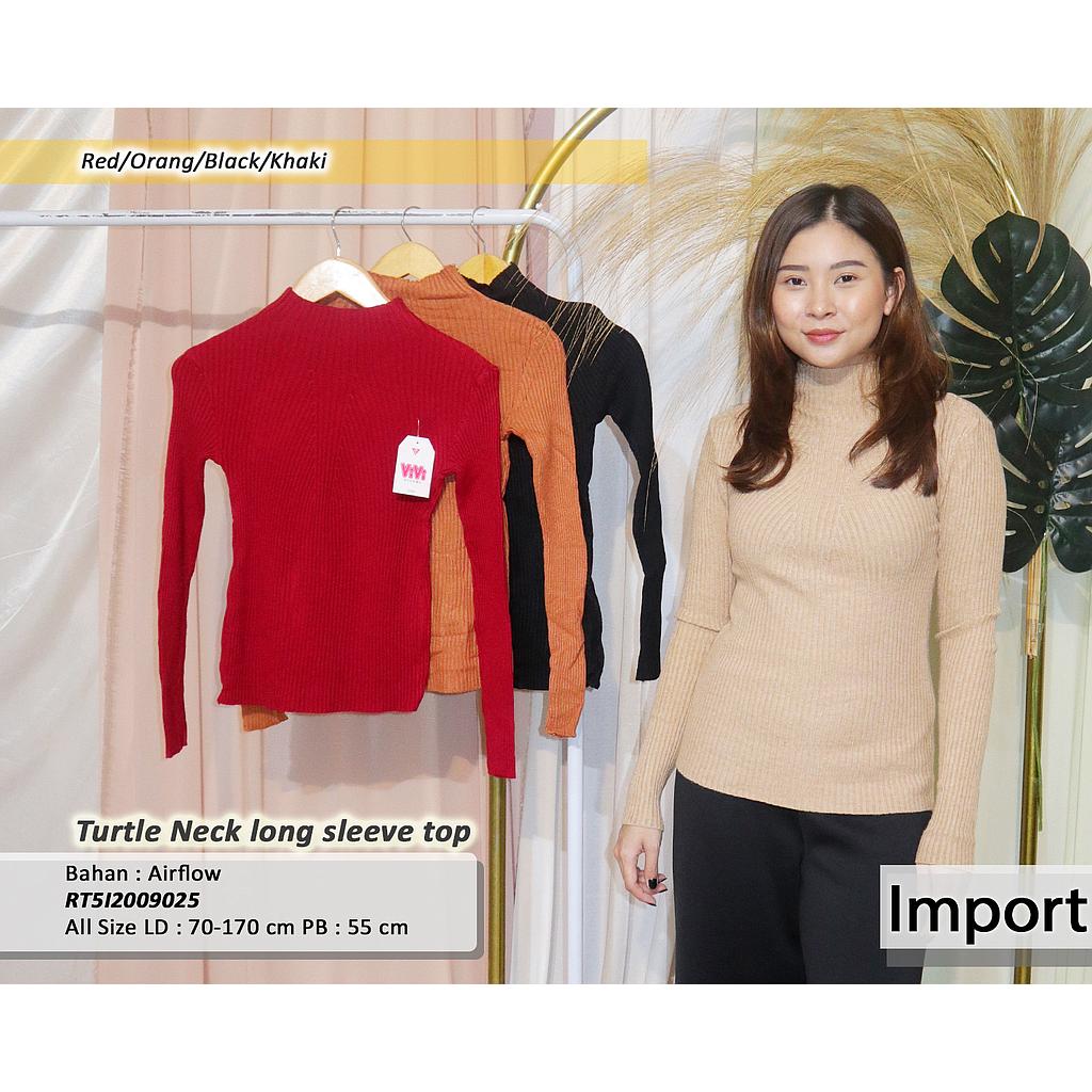 Turtle Neck long sleeve Top