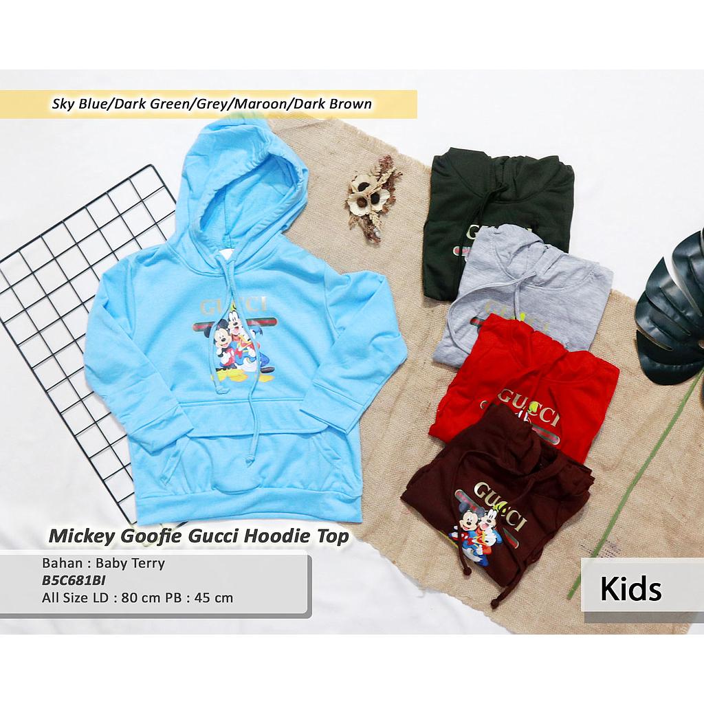 Mickey Goofie Gucci Hoodie Top