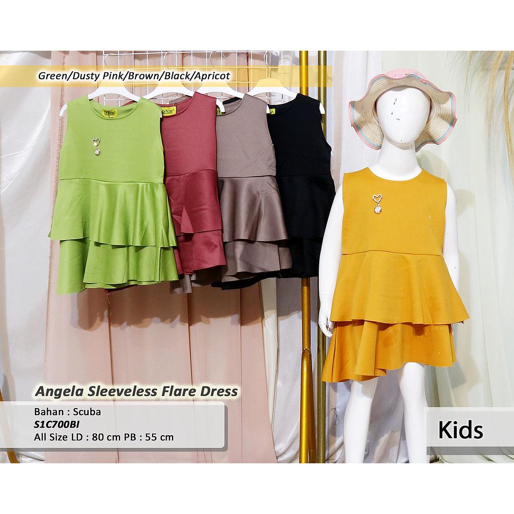Angela sleeveless dress (C700)