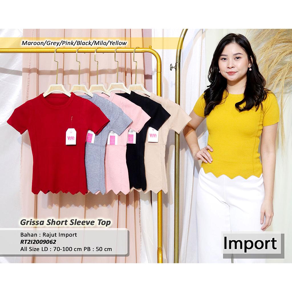 Grisa short sleve top