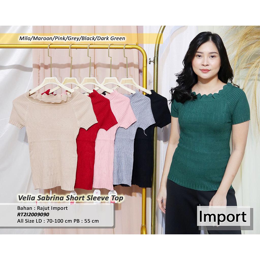 Pianca Zig-zag short sleeve top