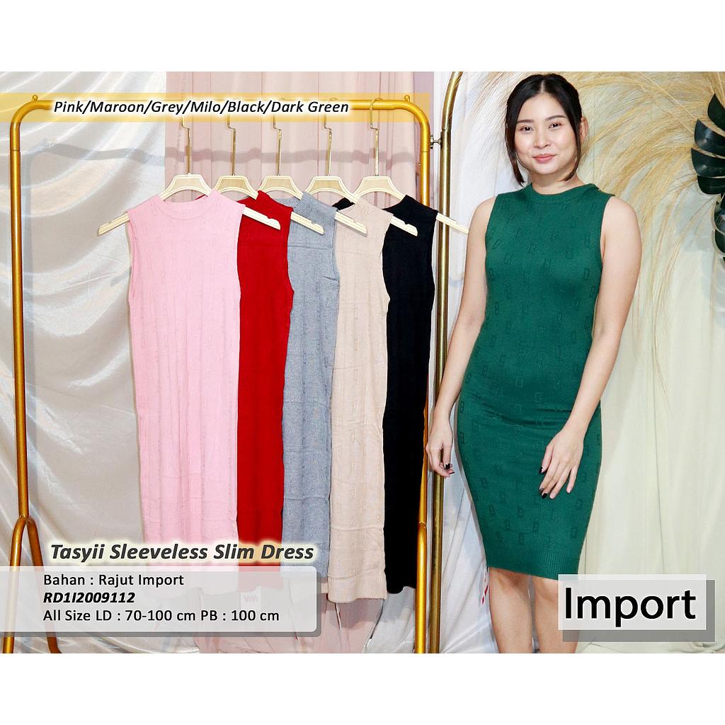 Tasyii sleeveless slim dress
