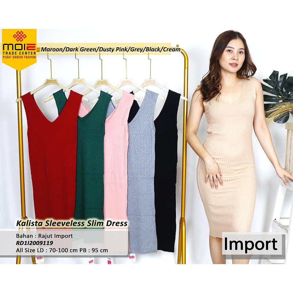 Kalista sleeveless slim dress