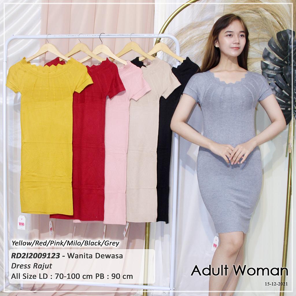 SUNNY CAN SEE V NECK DRESS-YQH-MS303