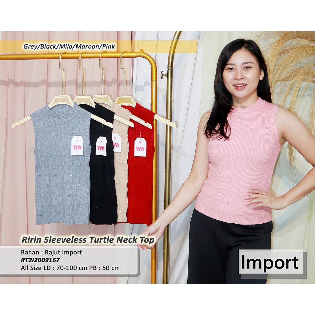 Ririn Sleeveless turtle Neck top