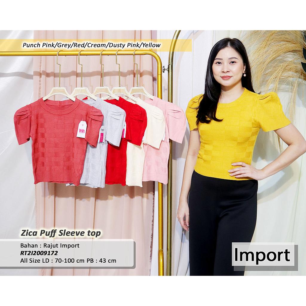 zica puff sleeve top