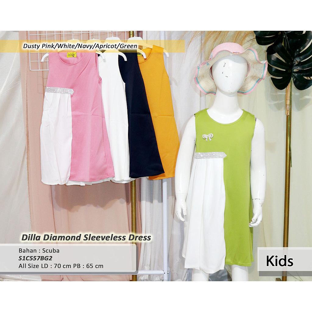 Dilla diamond sleeveless dress